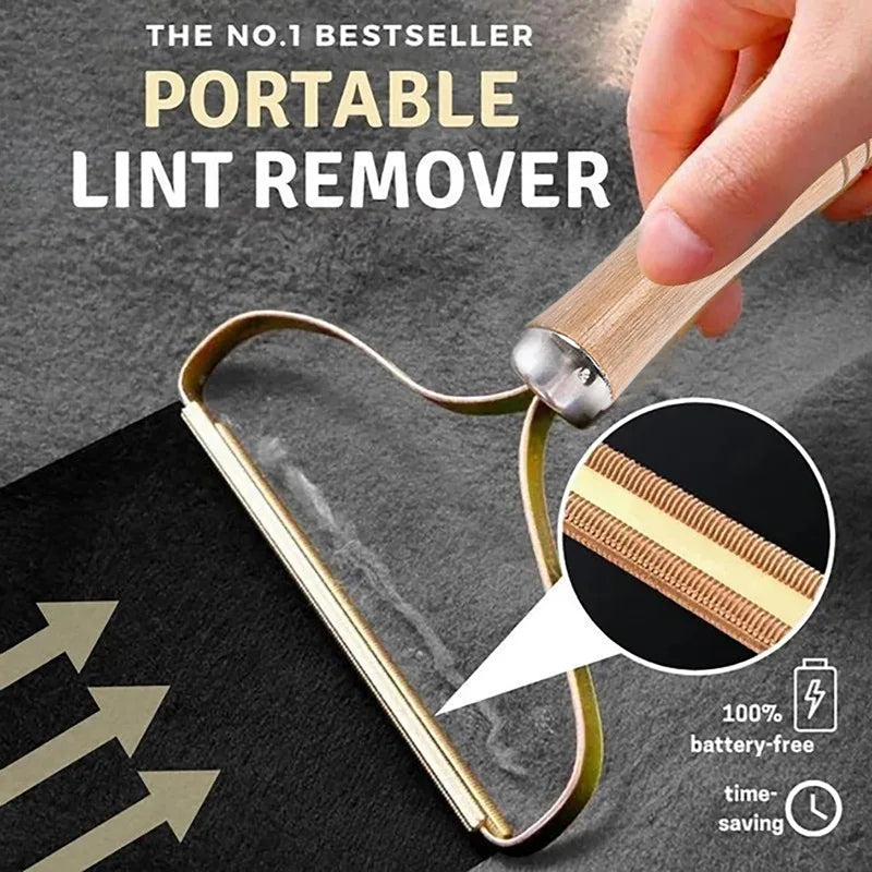 Ultimate Portable Lint Remover & Pet Hair Brush - Effortless Cleaning for Clothes, Sofas & Fabrics!